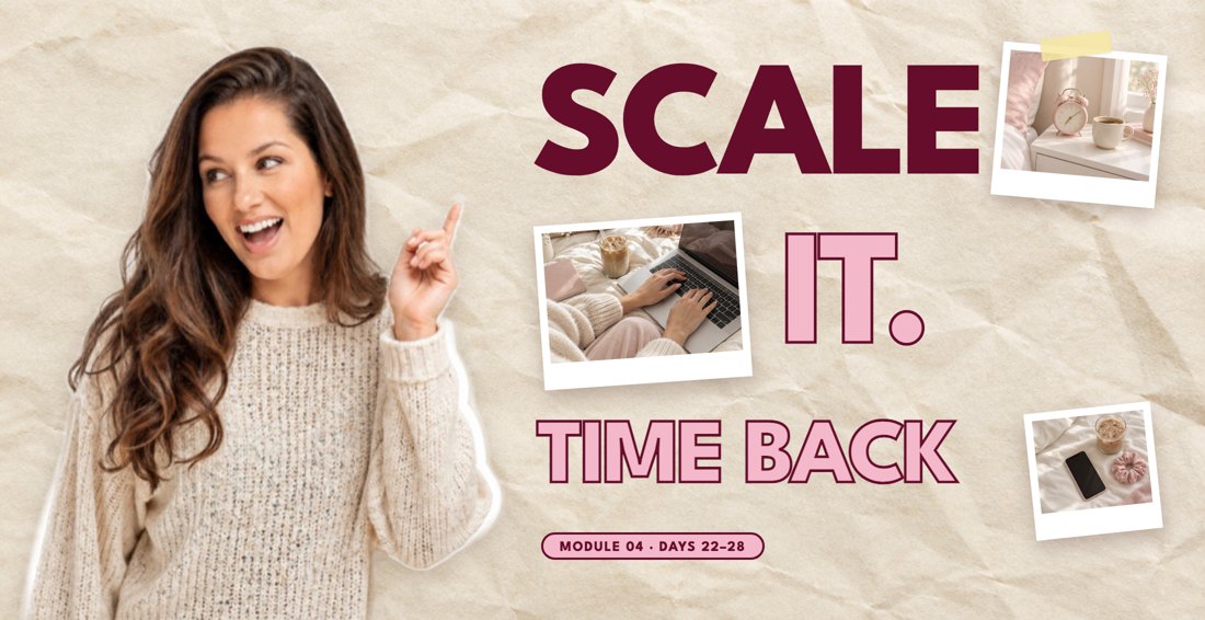 Week 4 cover: SCALE IT