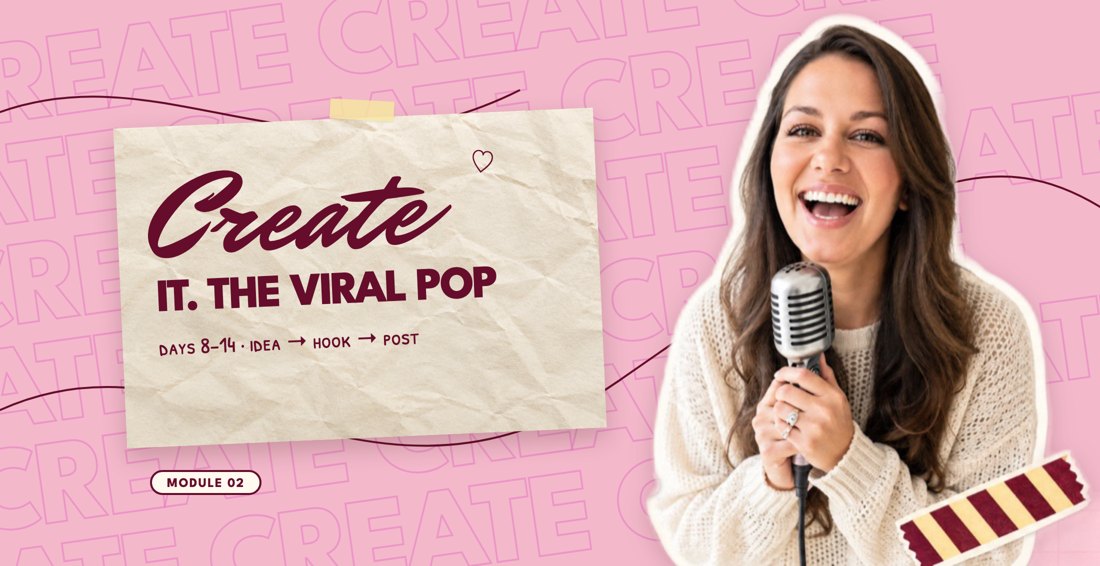 Week 2 cover: CREATE IT